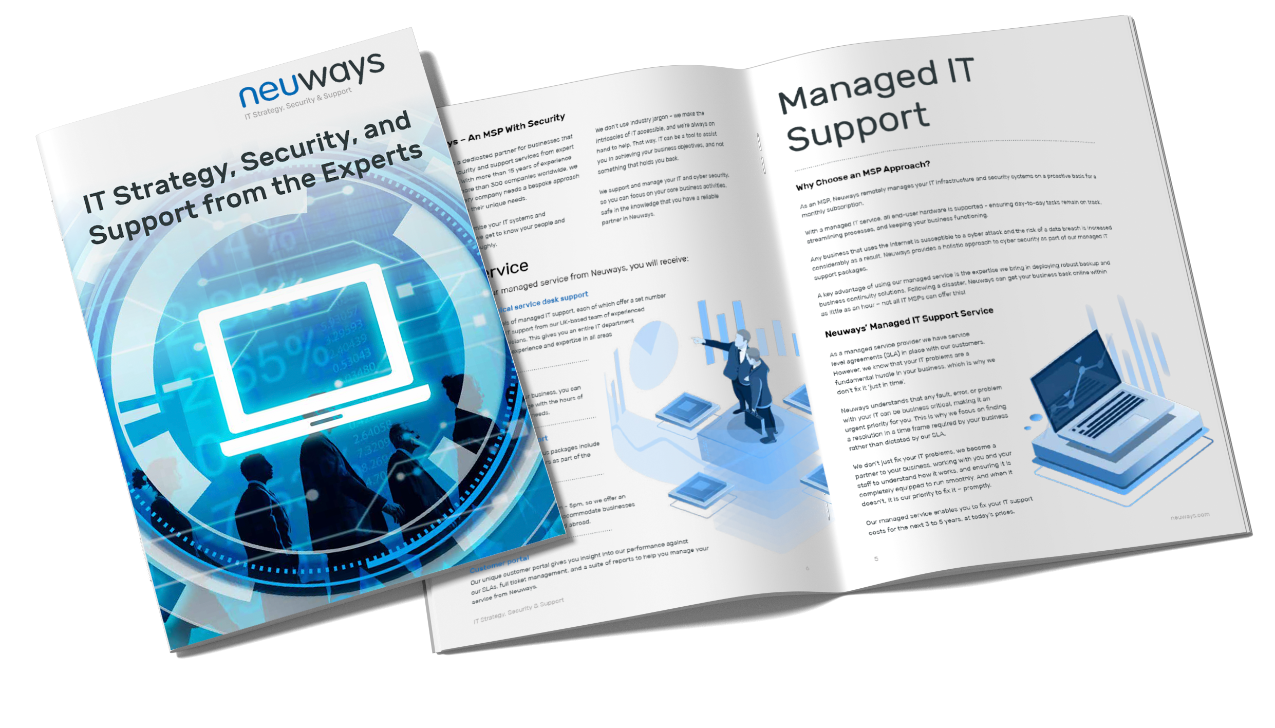 IT Strategy, IT Support and Cyber Security Brochure from Neuways