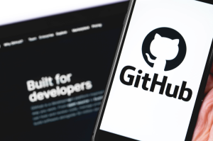 GitHub web development microsoft teams black and white background