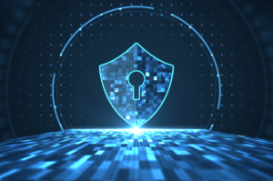 digital blue security shield