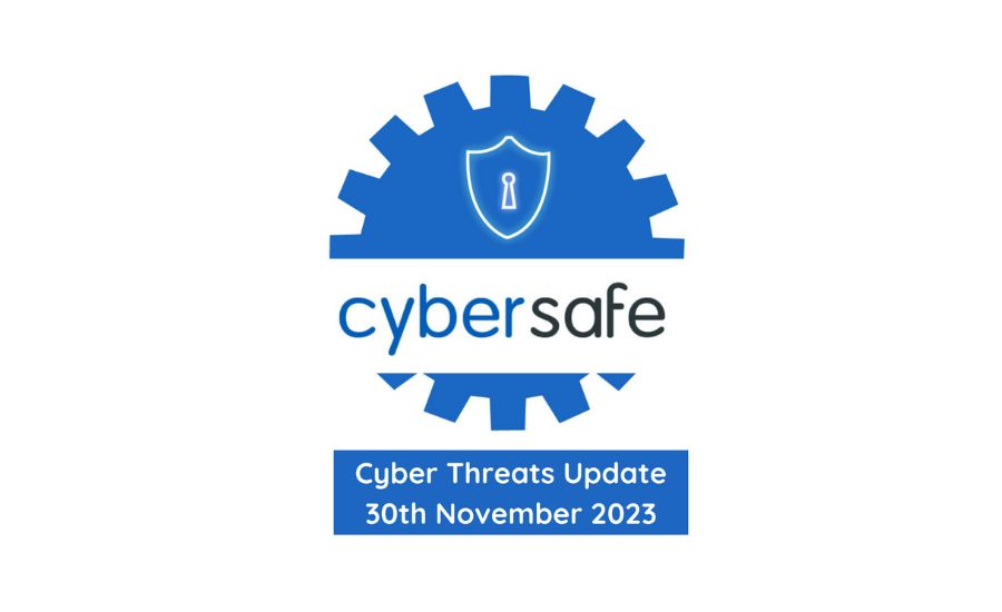 Cyber threats 30 nov provided by Neuways
