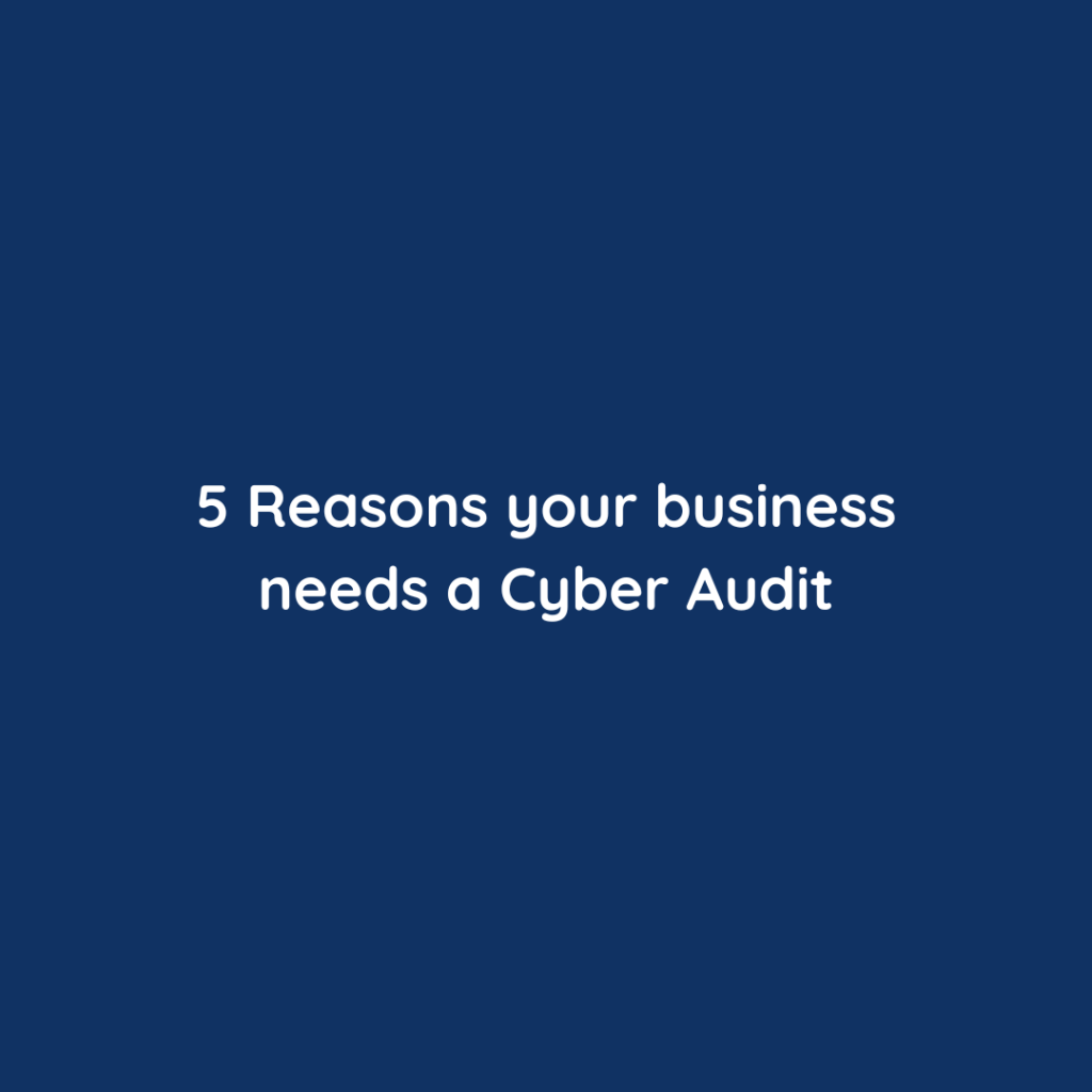 Reasons businesses need a cyber audit